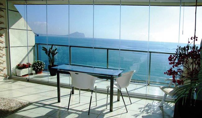 Cortina Cristal Sin Cerramiento