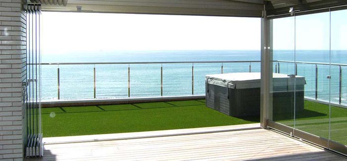 Cortina Cristal Sin Cerramiento